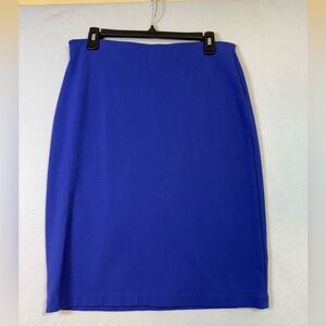 Philosophy Blue Pencil Skirt Knee-Length Cocktail